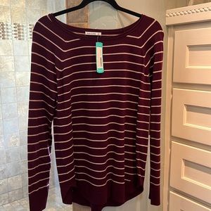 NWT Pink Clover long sleeve top